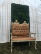 Load image into Gallery viewer, Gold & Ivory Royal Love Seat Bench