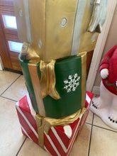 Load image into Gallery viewer, Topsy Turvy Stacked Presents Statue Prop