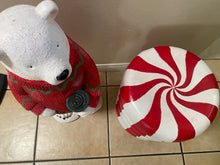 Load image into Gallery viewer, Polar Bears, North Pole Sign, Peppermints Table Top Statue Bundle