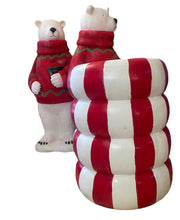 Load image into Gallery viewer, Polar Bears, North Pole Sign, Peppermints Table Top Statue Bundle