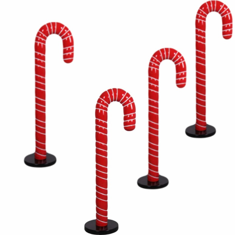 LifeSize Red Candy Cane Prop Set PROPS LA