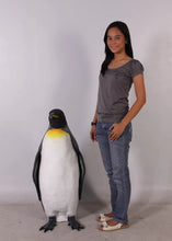 Load image into Gallery viewer, Life-Size Penguin Statue