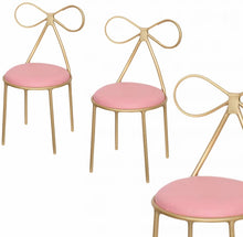 Load image into Gallery viewer, Pink & Gold Kid’s Chairs (16 Available)