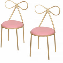 Load image into Gallery viewer, Pink & Gold Kid’s Chairs (16 Available)