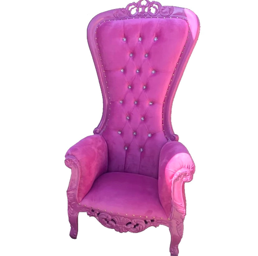 Pink discount queen chair