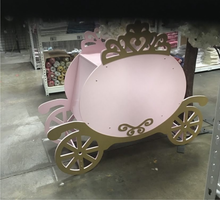 Load image into Gallery viewer, Table Top Carriage Displays (Pink & Blue Available!)
