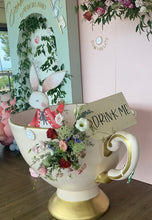 Load image into Gallery viewer, Gigantic Tea Cup (Pink & Gold)