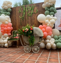 Load image into Gallery viewer, Vintage Wicker Baby Carriage