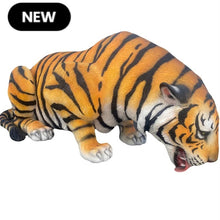 Load image into Gallery viewer, Life-Size Crouched Bengal Tiger Statue