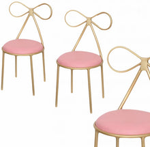 Load image into Gallery viewer, Pink &amp; Gold Kid’s Chairs (16 Available)
