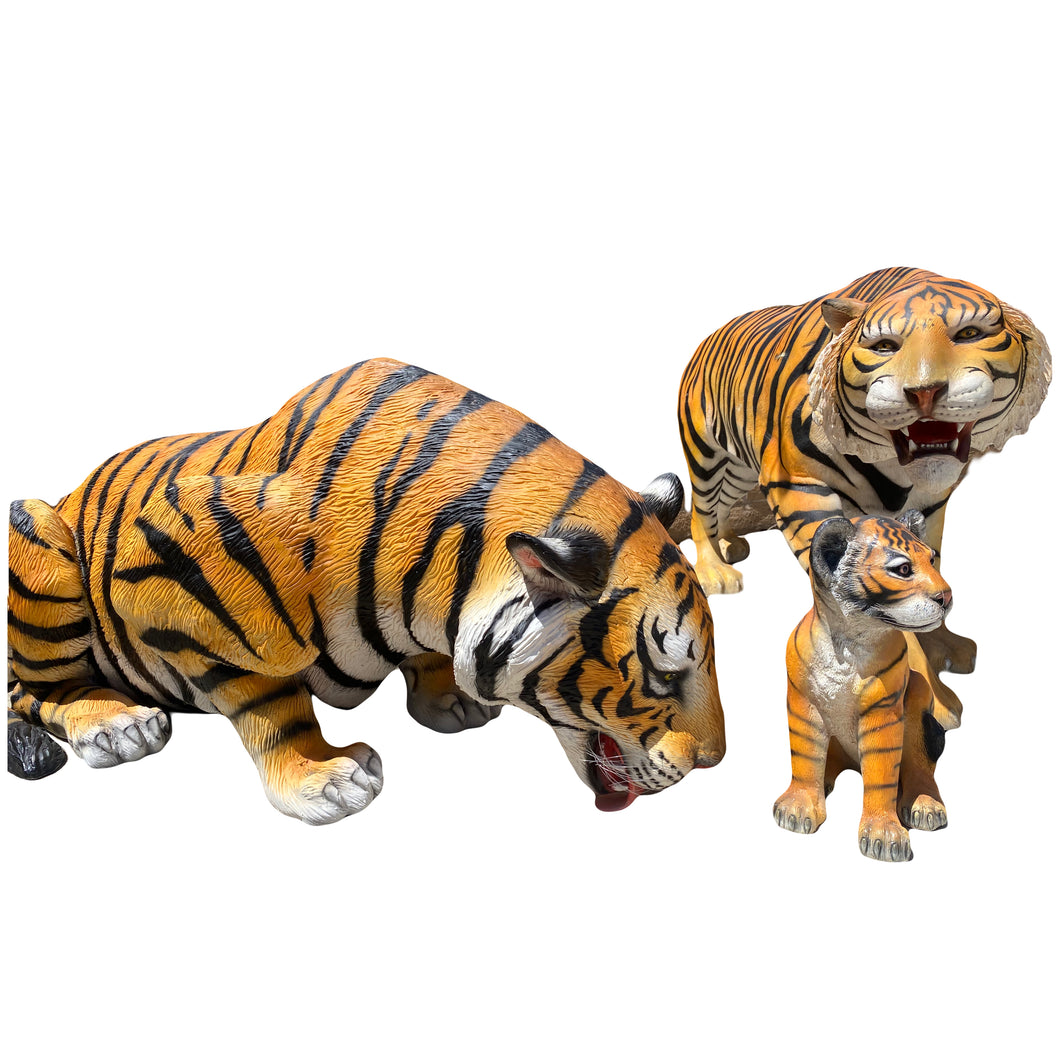 Life-Size Tiger Family