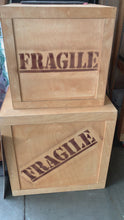 Load and play video in Gallery viewer, Big Fragile Wooden Crate Set (2)
