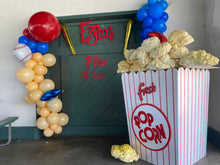 This is how are giant popcorn box prop turned out !! Let us know what