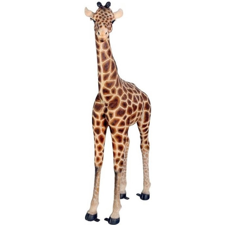 Life-Size Baby Giraffe Statue