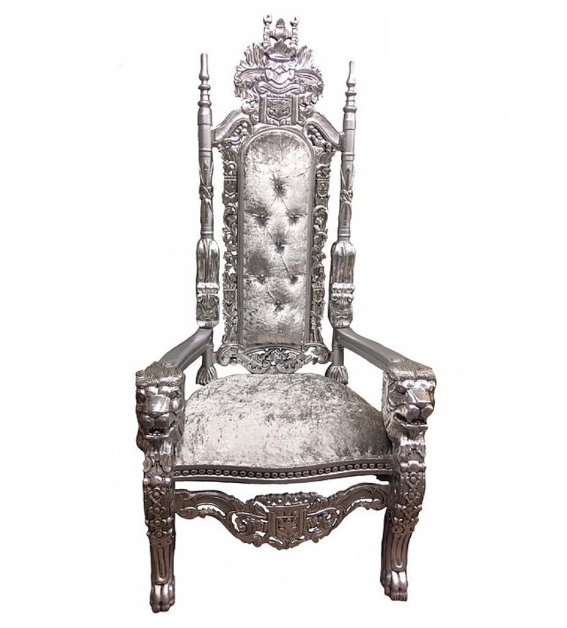 Royal Throne (Adult Size) Silver