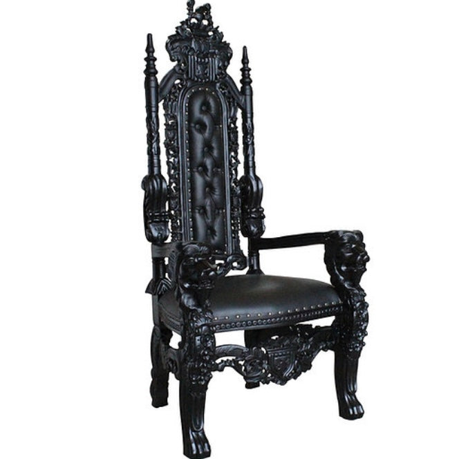 Royal Throne (All Black) Leather