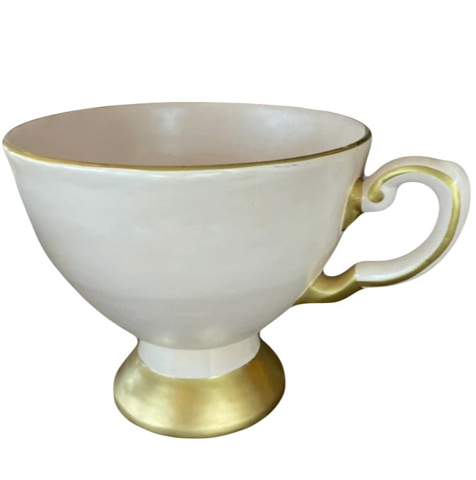 Gigantic Tea Cup (Pink & Gold)