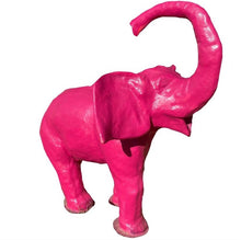 Load image into Gallery viewer, Life-Size Elephant (Fuchsia Pink)
