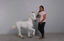 Load image into Gallery viewer, White Pony Horse
